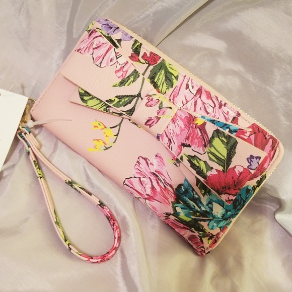 Betsey Johnson Handbags - Betsey Johnson pink flower bow wallet